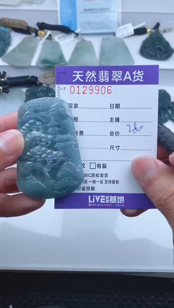 【闪购商品】翡翠颈饰未镶嵌9906....