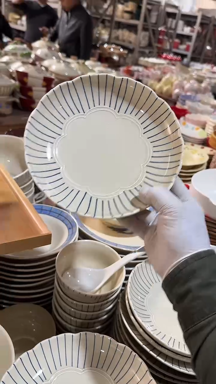 陶瓷8英寸深盘 微瑕凑满20元包邮