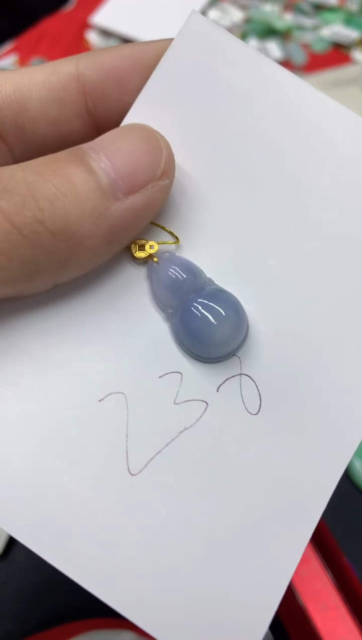 【闪购商品】翡翠颈饰18K金镶嵌翡翠