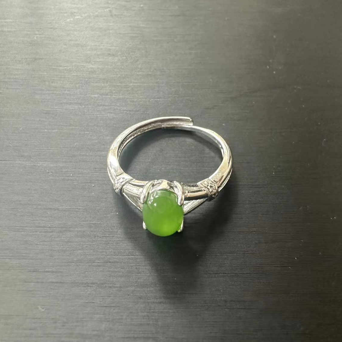 〈和田玉碧玉〉精品和田玉碧玉戒指多样性发一个