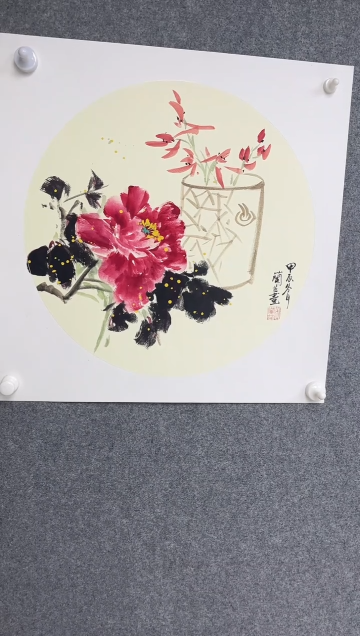 国画张兰芝老师50*50