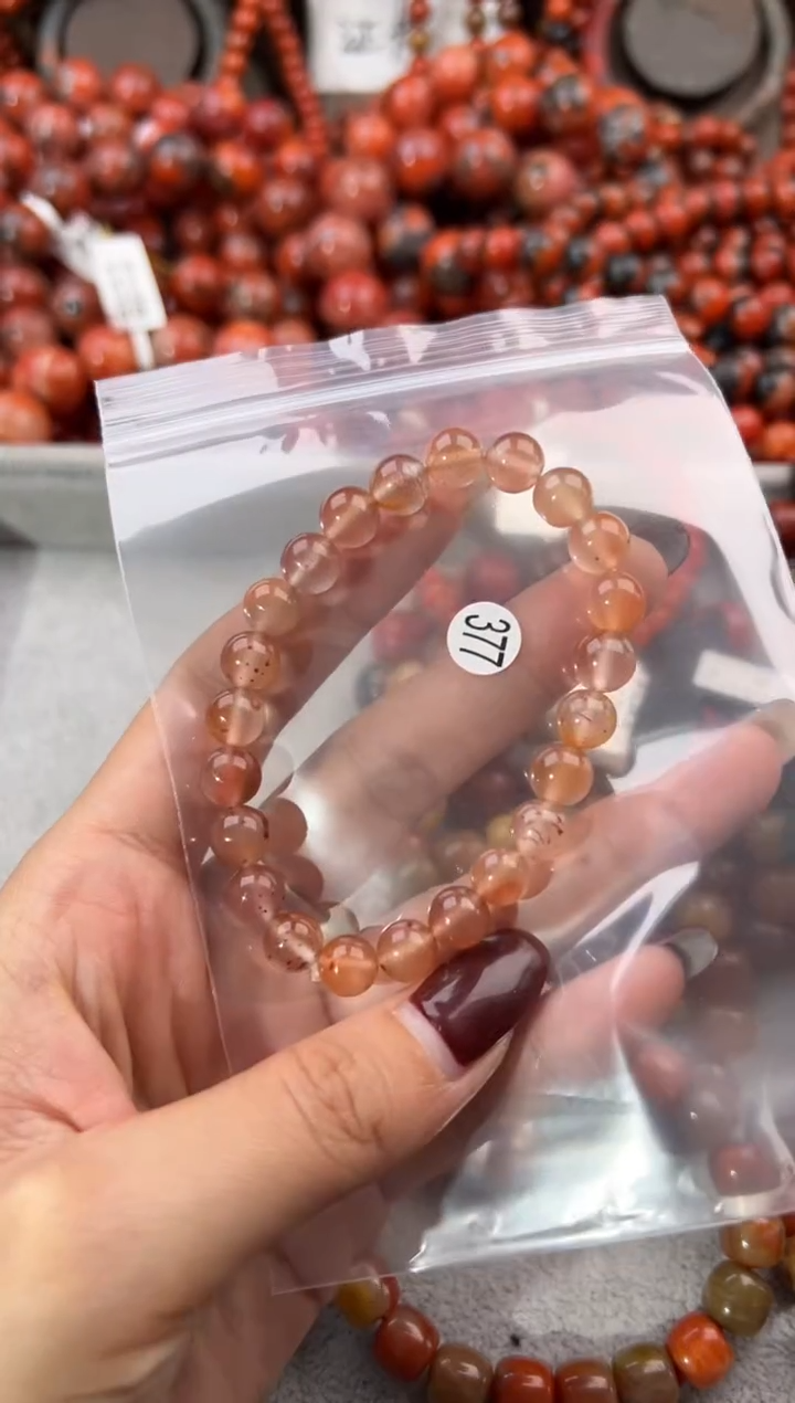 未镶嵌手串南红玛瑙8+