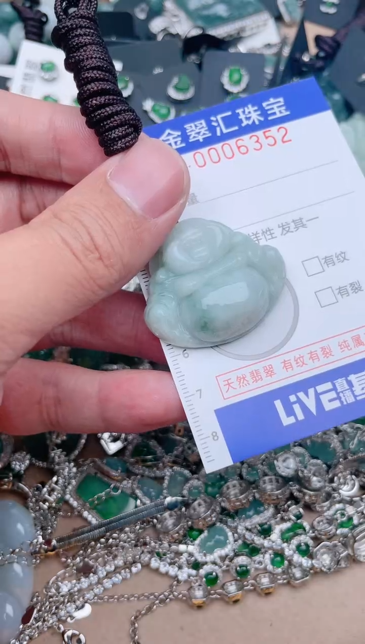 【闪购商品】翡翠颈饰未镶嵌6352....