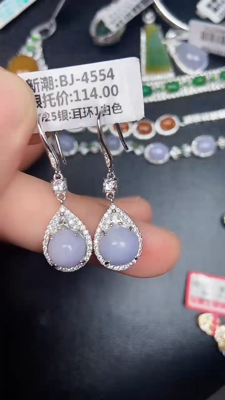 银S925镶嵌戒指翡翠2270
