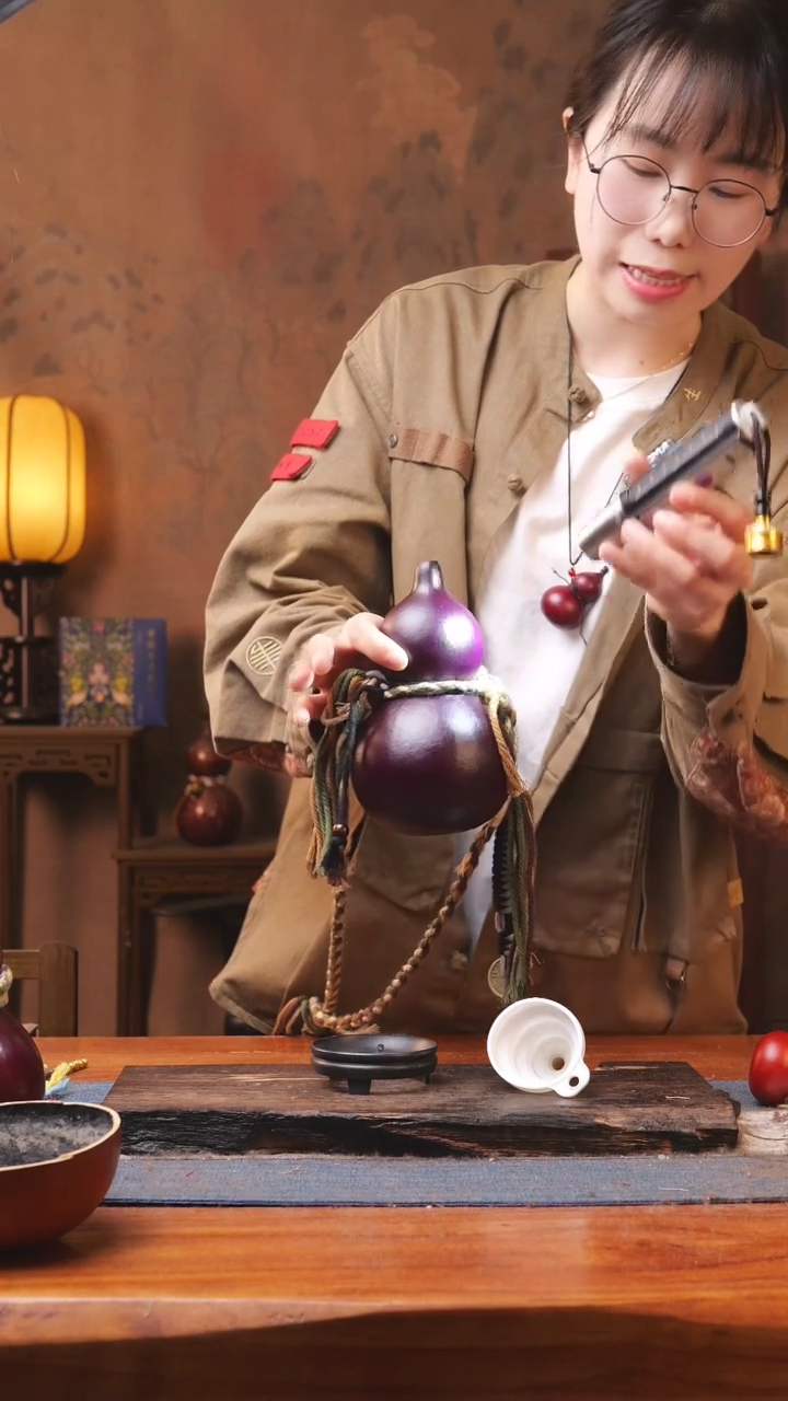 【闪购商品】172号精品大漆葫芦防腐防渗装水茶酒