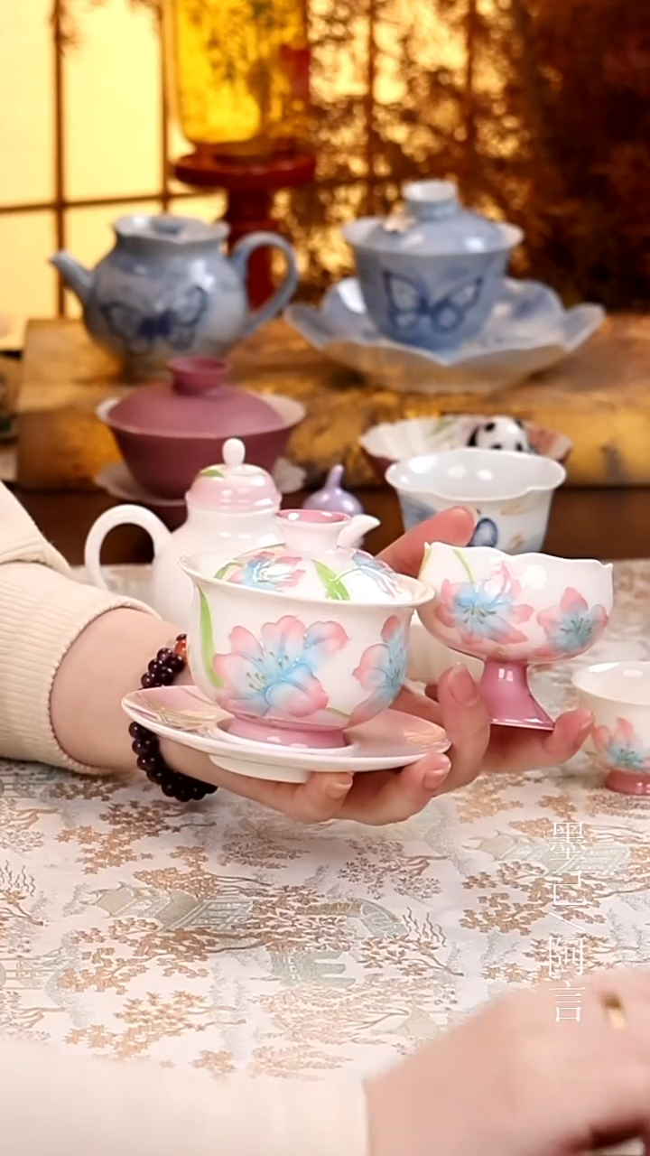 盖碗+茶杯          