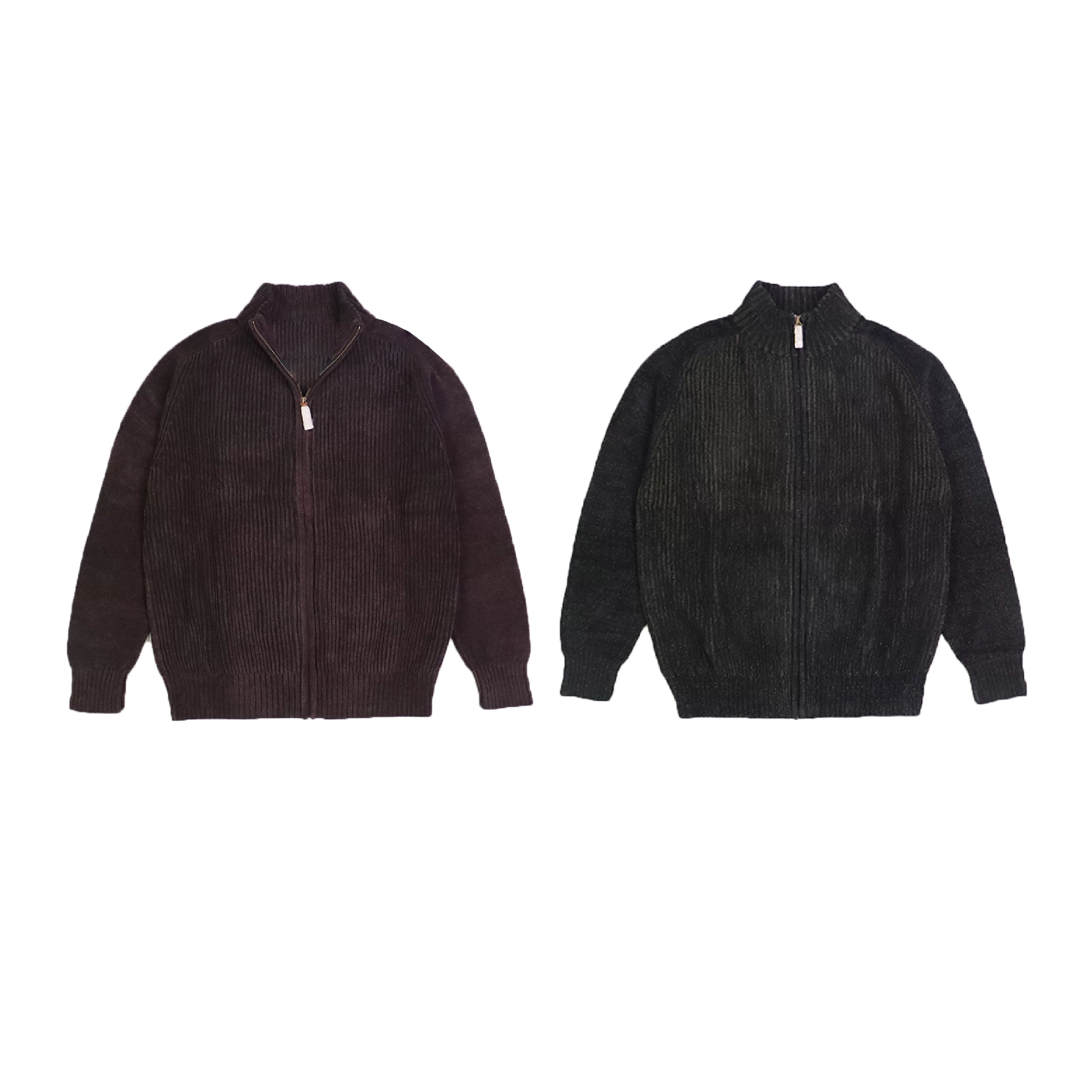 Aleksandre棉宝 马术”满分长绒棉复古针织外套