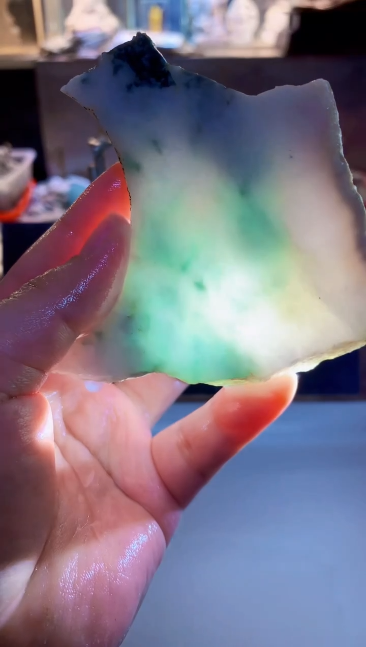 颈饰未镶嵌翡翠0韩0翡翠珠宝985