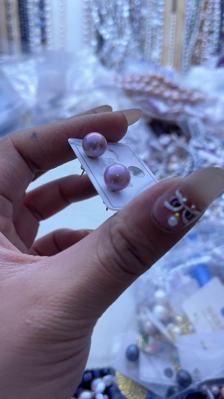 【闪购商品】淡水珍珠耳饰未镶嵌373