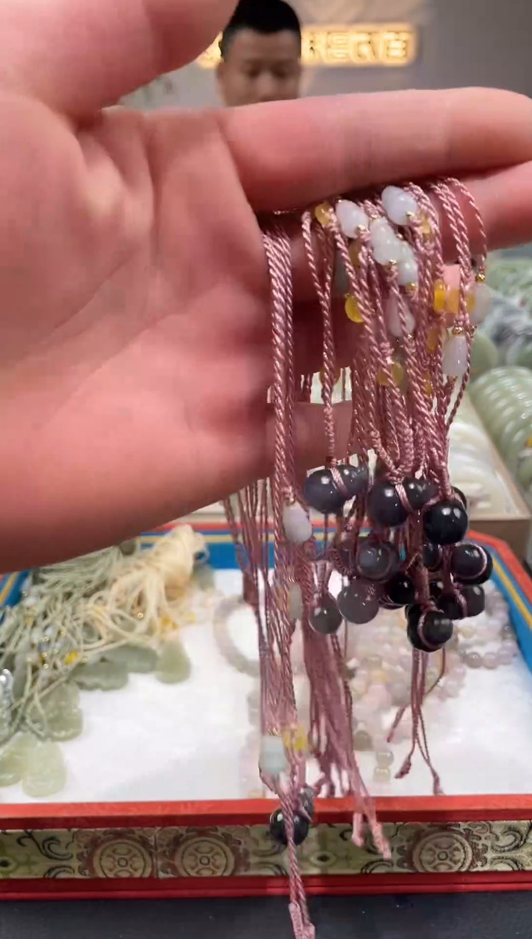 和田玉未镶嵌颈饰天然和田玉烟紫葫芦