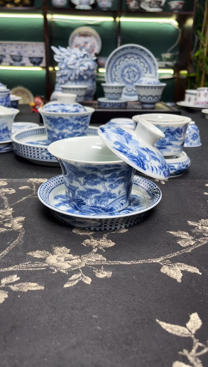 陶瓷景德镇陶瓷泡茶功夫茶套组8888887