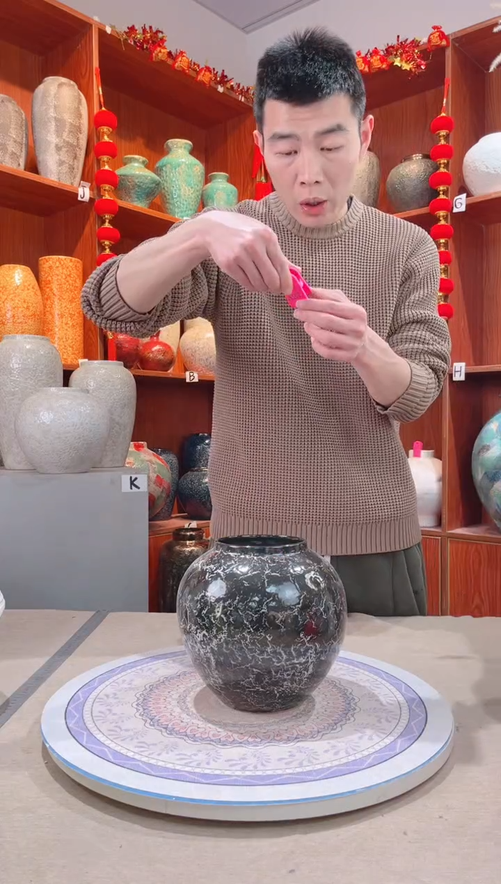 【闪购商品】瓶 a237 陶瓷花瓶 无花 微瑕