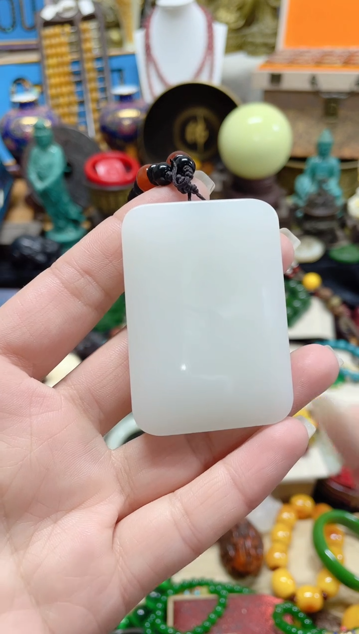 【闪购商品】和田玉（白玉）颈饰未镶嵌主播推荐主播推荐