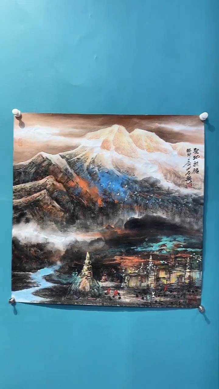 国画画都展厅国画作品B17