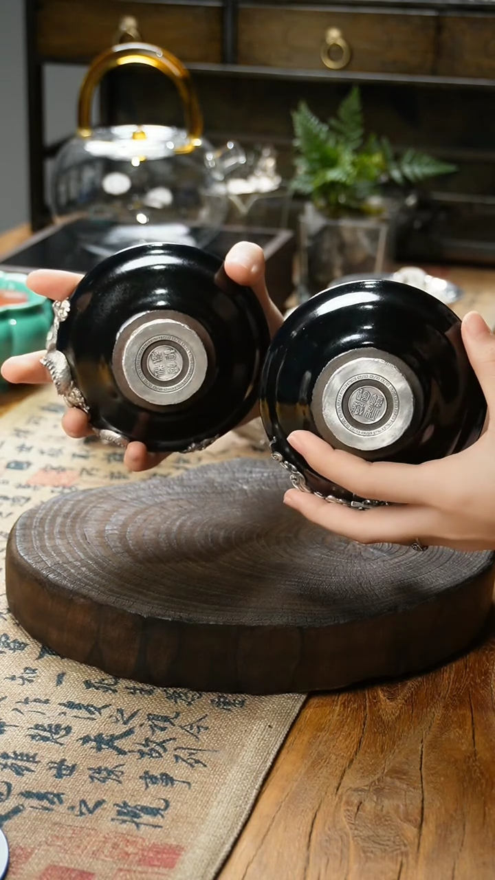 【闪购商品】福器艺术定制龙盏凤盏组合