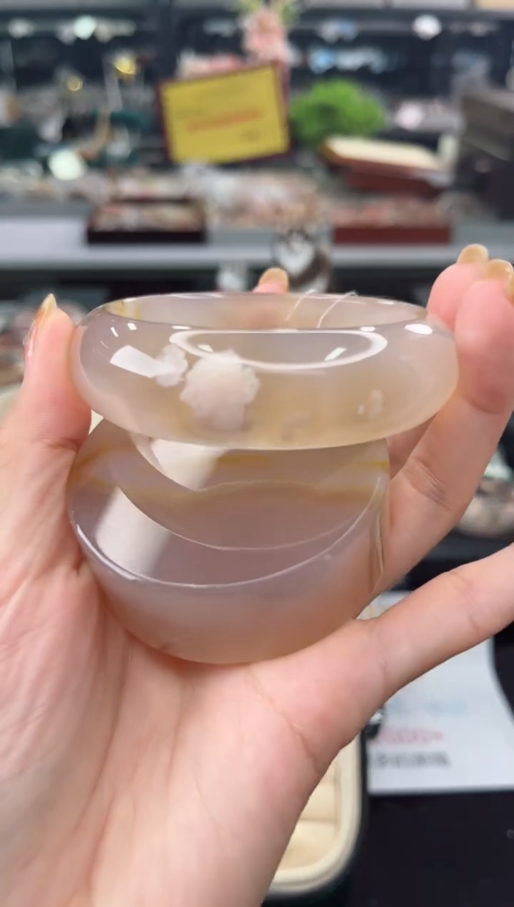 【闪购商品】石英质玉手镯未镶嵌60圈口（赠品镯心）3600267