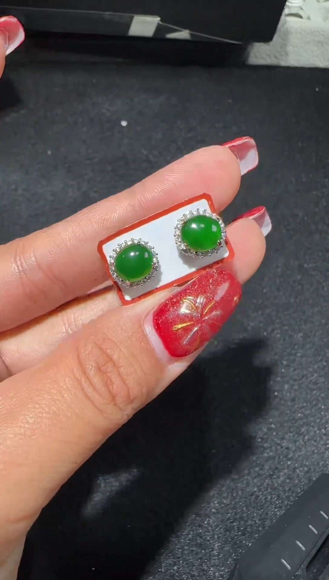 【闪购商品】翡翠耳饰未镶嵌多样性发货拍一发一