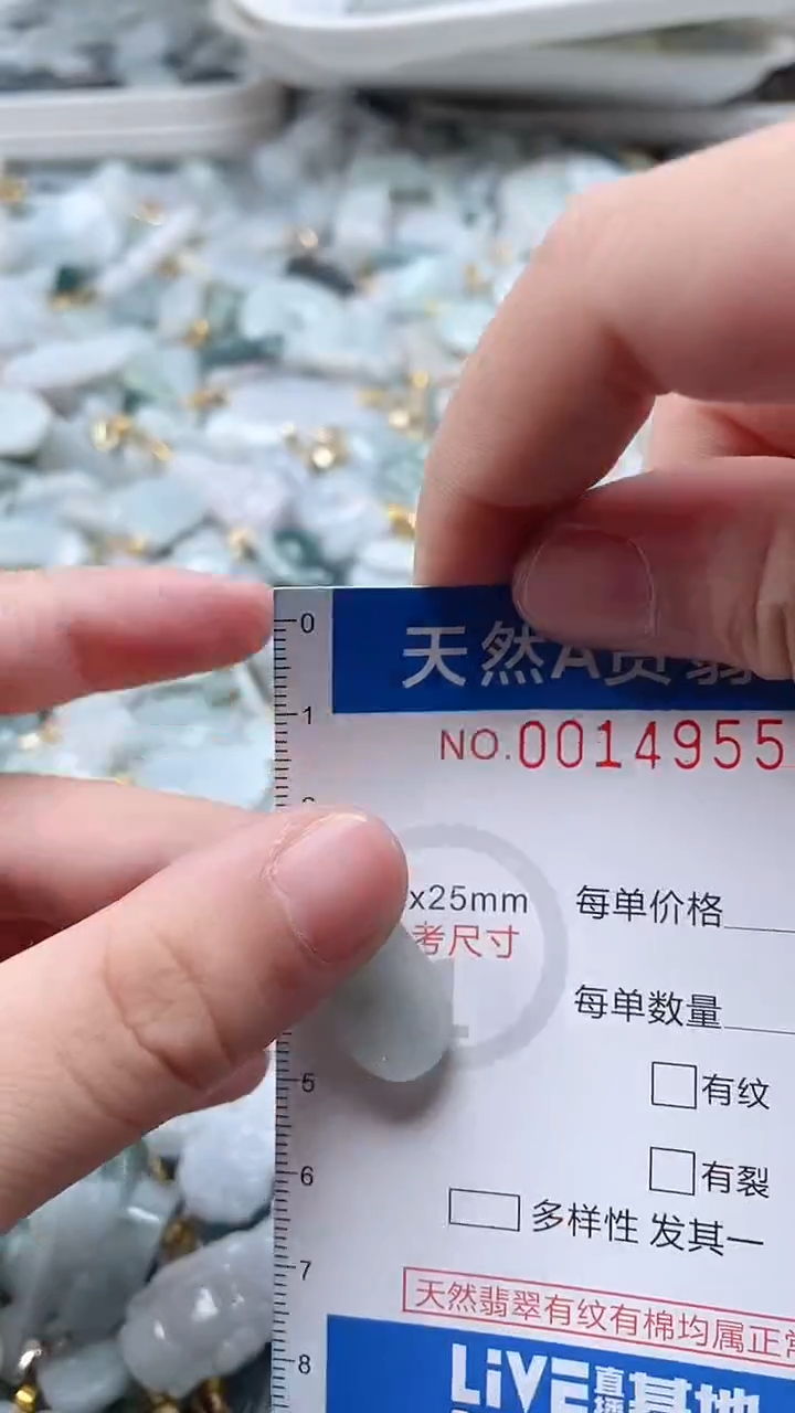 翡翠未镶嵌吊坠(不含链)1