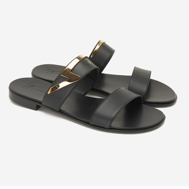 GIUSEPPE ZANOTTI GZ牛皮男士拖鞋EU90024/001