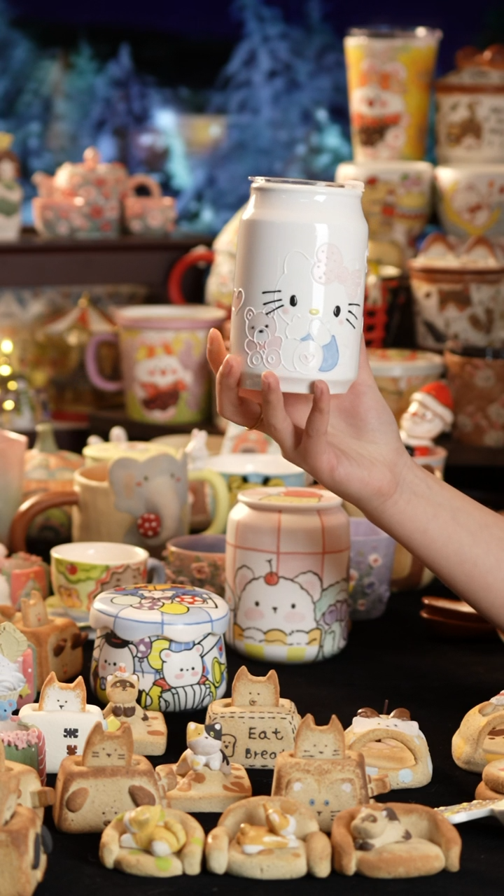 其他陶景德镇釉下彩手绘设计师款陶瓷