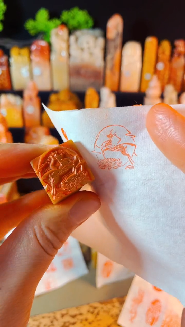 【闪购商品】巴林石印石手工篆刻《鹿》2.0