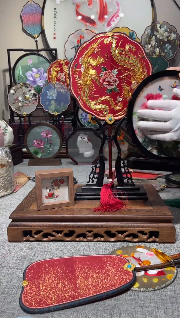 刺绣芍*纯手工 缂丝鸳鸯