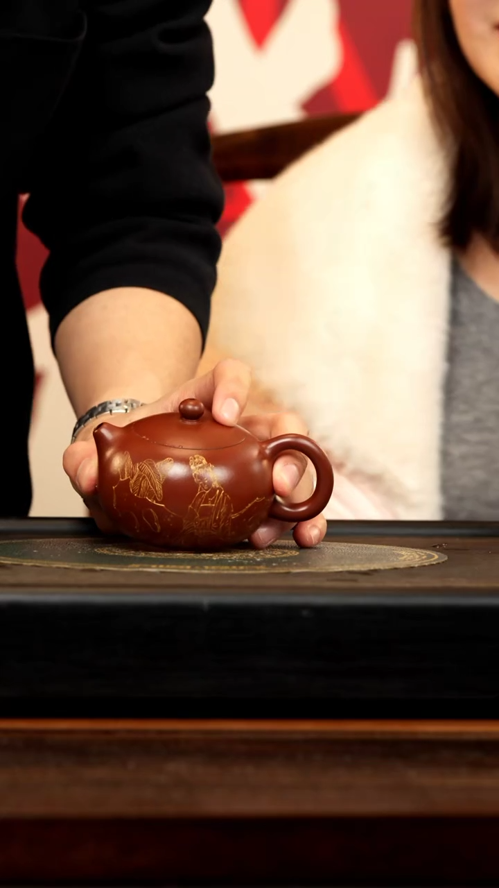 【闪购商品】紫砂茶壶YJB 紫朱泥 西施 200cc