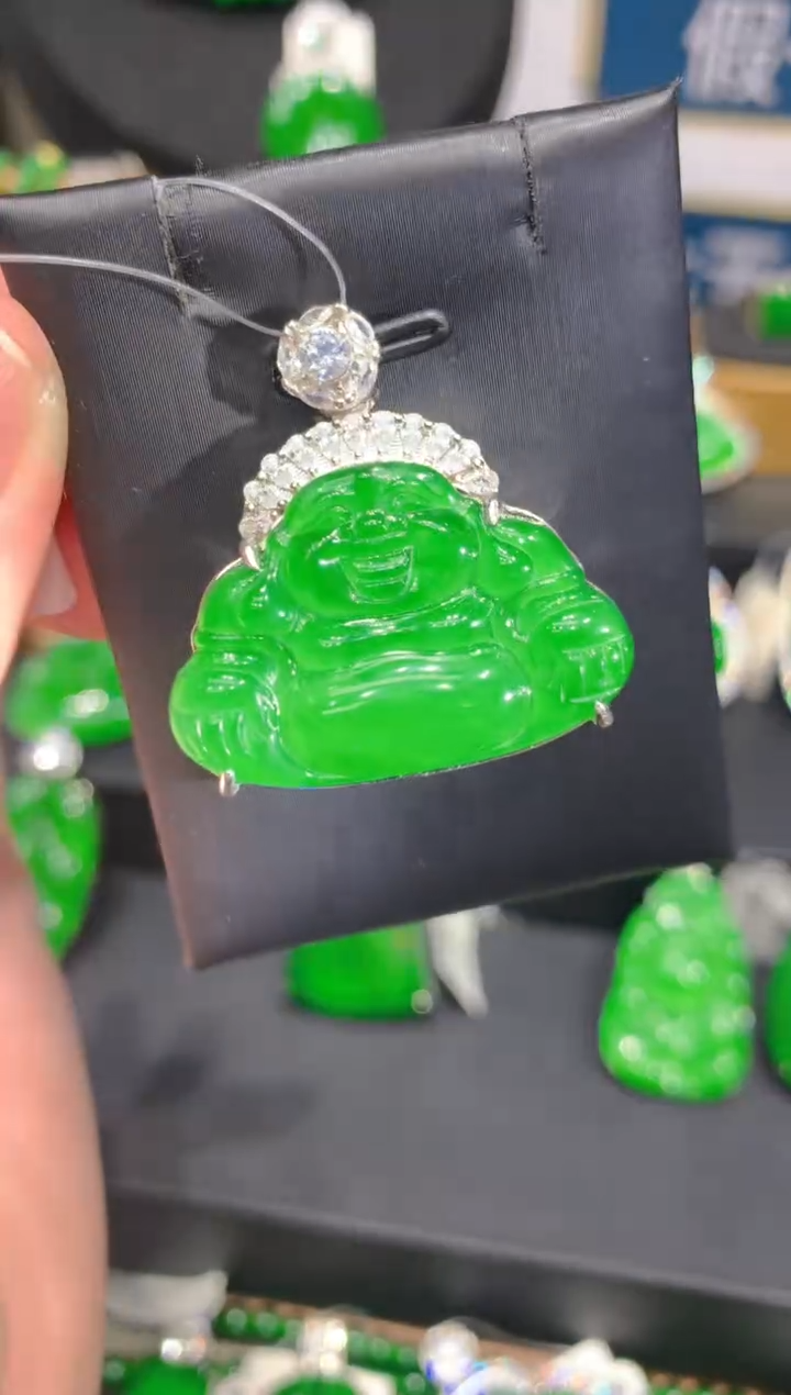 翡翠银S925镶嵌颈饰32一季