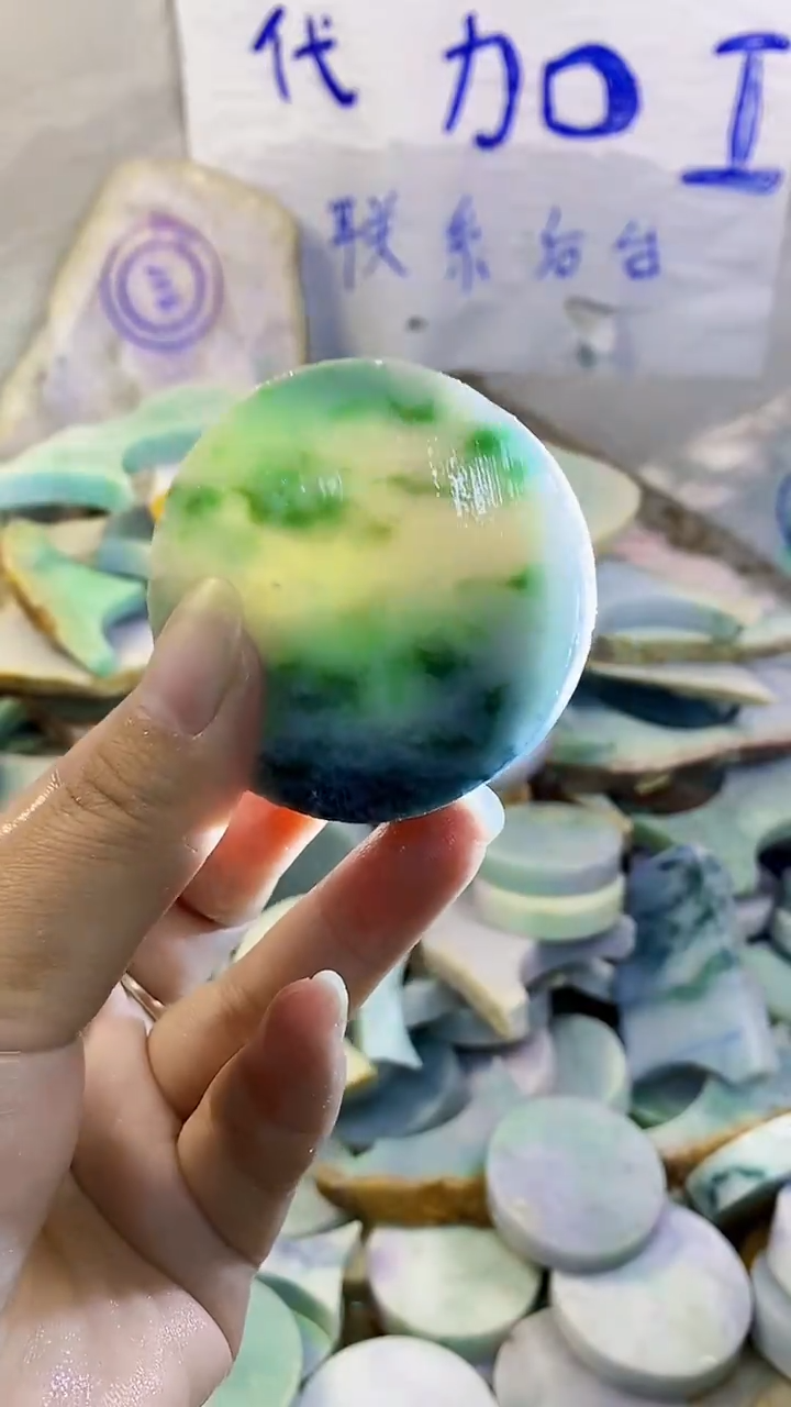 裸石翡翠纯天然翡翠A货291