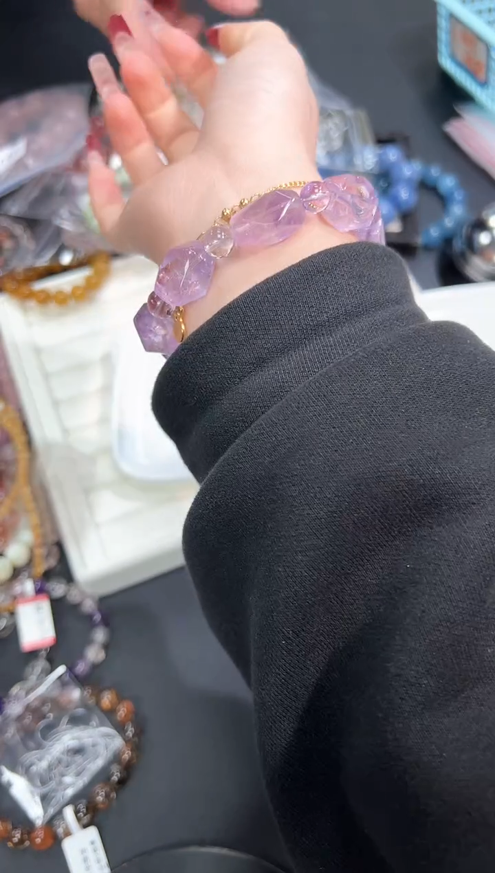 【闪购商品】水晶手串未镶嵌46r多样性发其一/1条默认微瑕