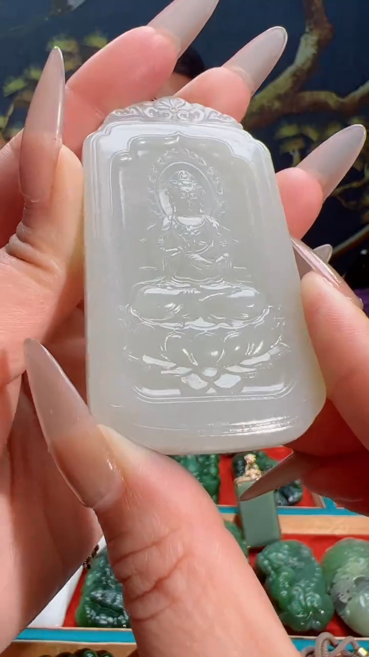 【闪购商品】和田玉吊坠未镶嵌1