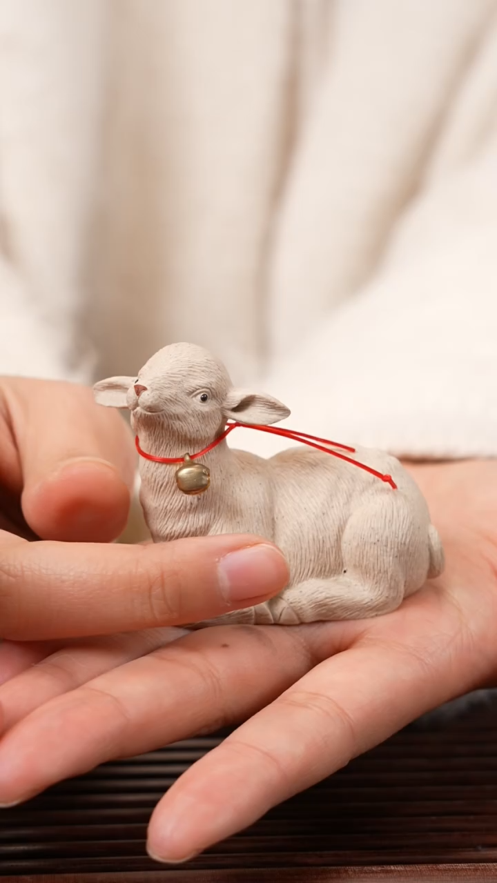 【闪购商品】紫砂茶宠精工小羊羔