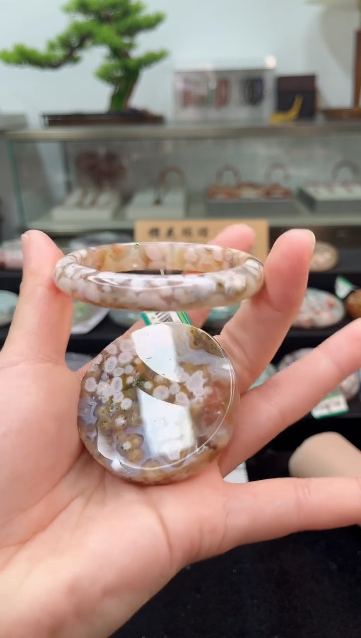 未镶嵌手镯石英质玉54圈口（赠品镯心）3039507