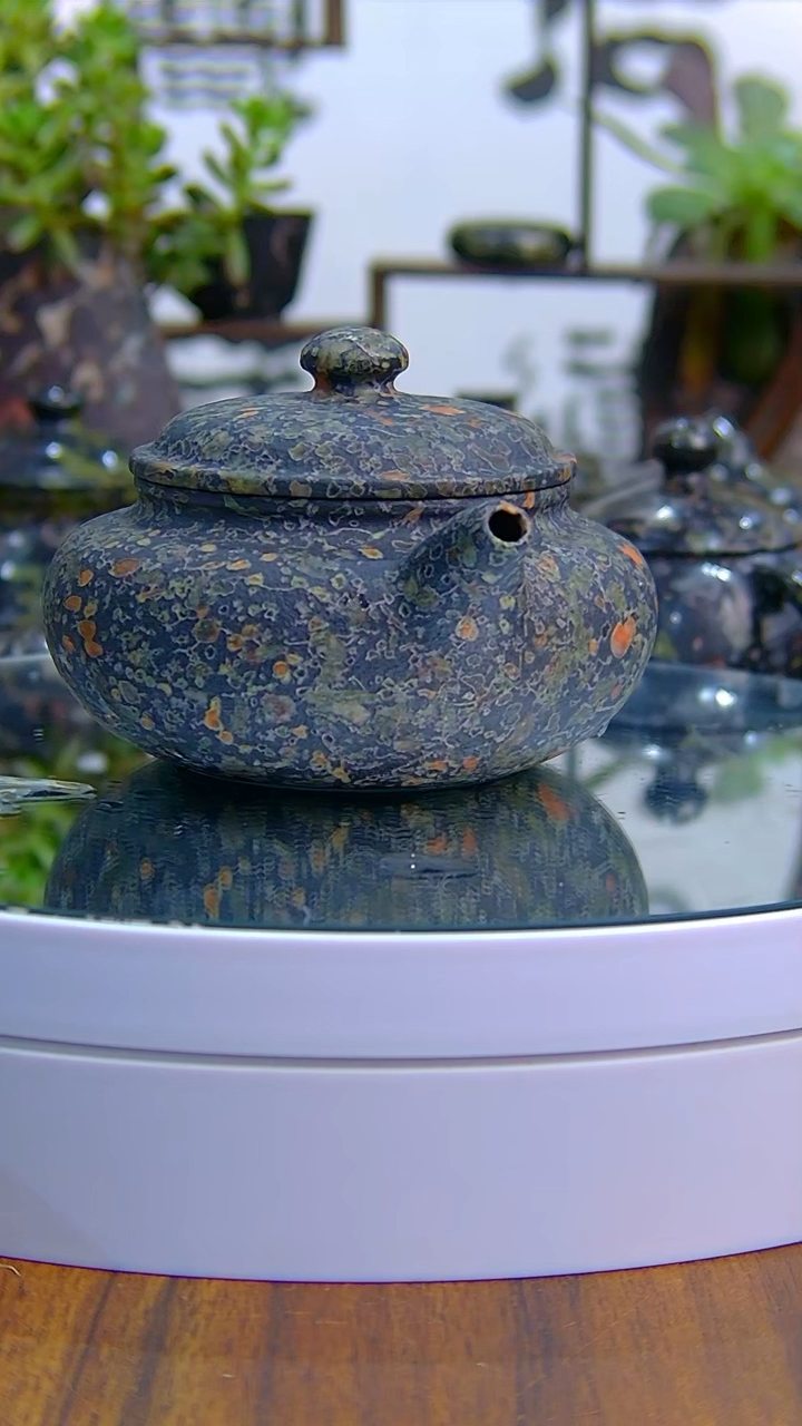 【闪购商品】奢上奢梅花玉茶具