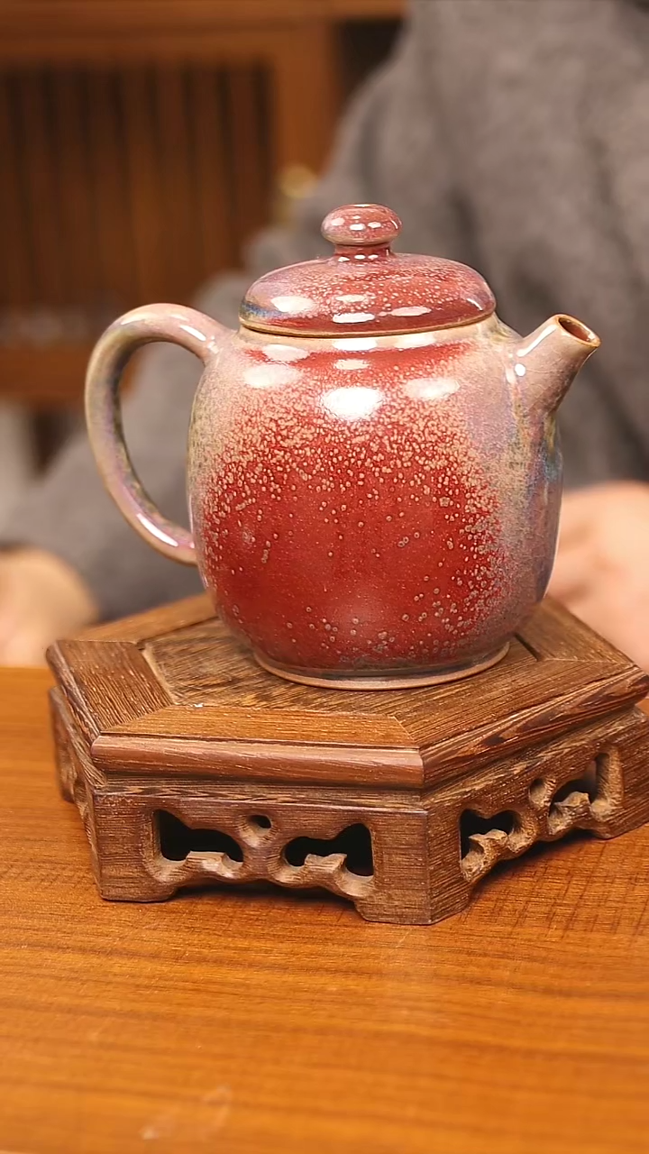 【闪购商品】瓷片钧尚源钧瓷一壶四杯