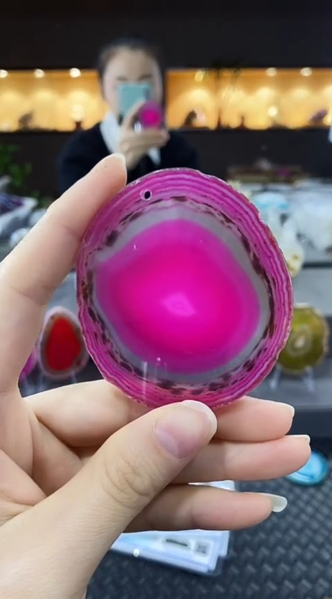 未镶嵌颈饰玛瑙/玉髓百*玛瑙