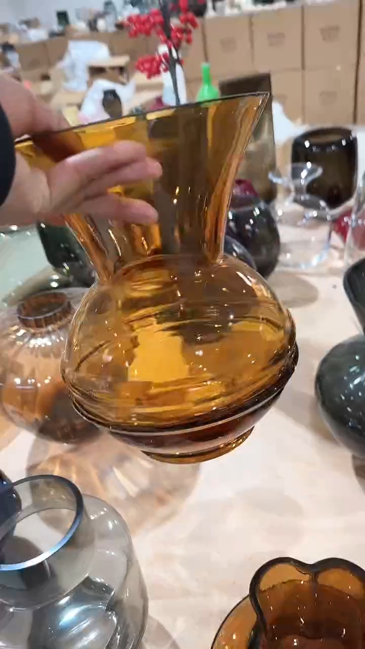 【闪购商品】玻璃琥珀敞口