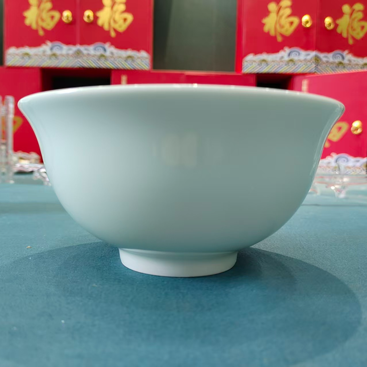 景德镇餐具【微瑕尾货】高白泥影青6英寸面碗