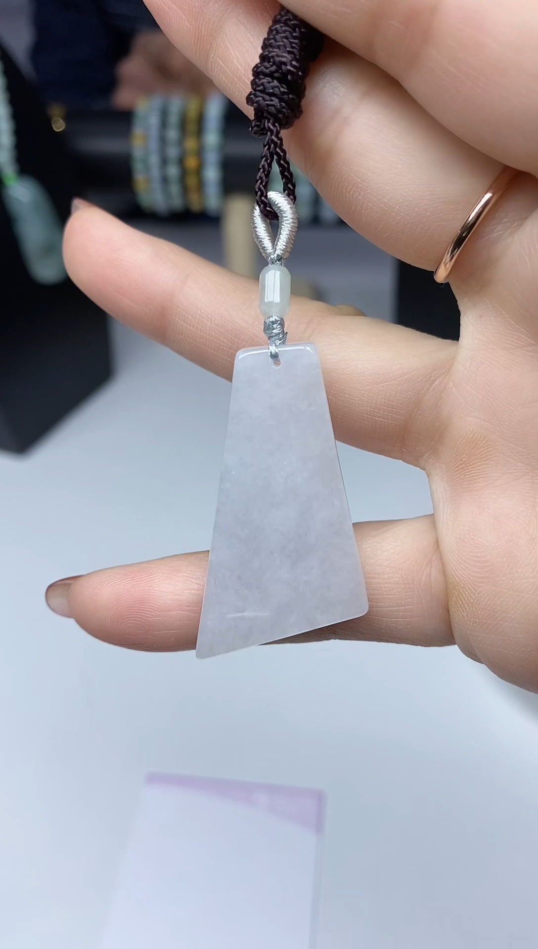 【闪购商品】翡翠颈饰未镶嵌天然缅甸翡翠A货随型挂件