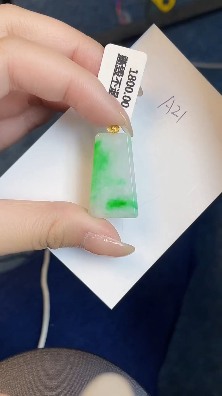 【闪购商品】翡翠颈饰18K金镶嵌00000000