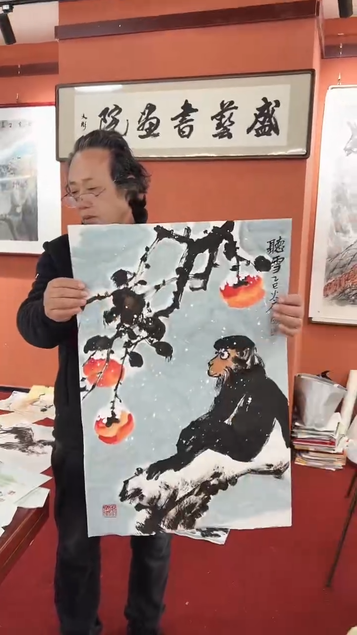 国画李火庆/国画/花鸟