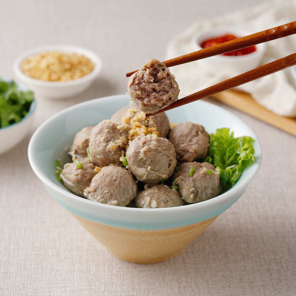 【5斤装】正宗潮汕牛肉丸 牛筋丸劲道Q弹工厂直销冷链发货500g/袋