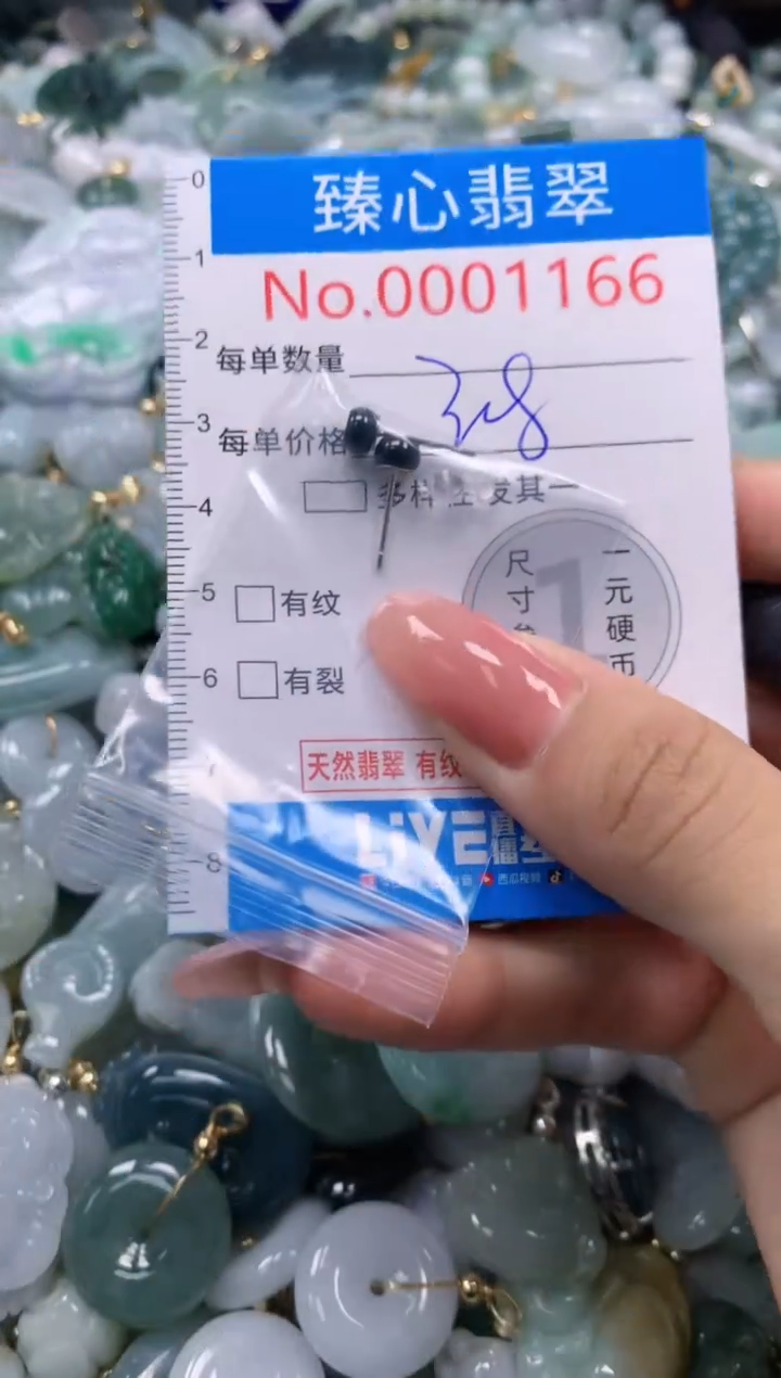 翡翠未镶嵌颈饰1166