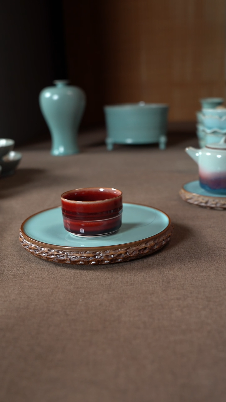 【闪购商品】汝瓷主人杯碗壶瓶樽洗