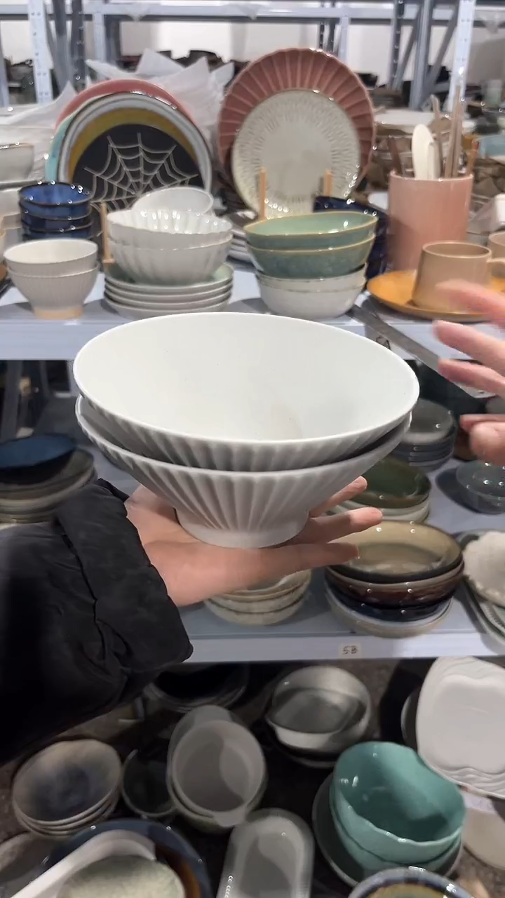 【闪购商品】瓷片外贸尾货瑕疵满20包邮X2 七英寸白边