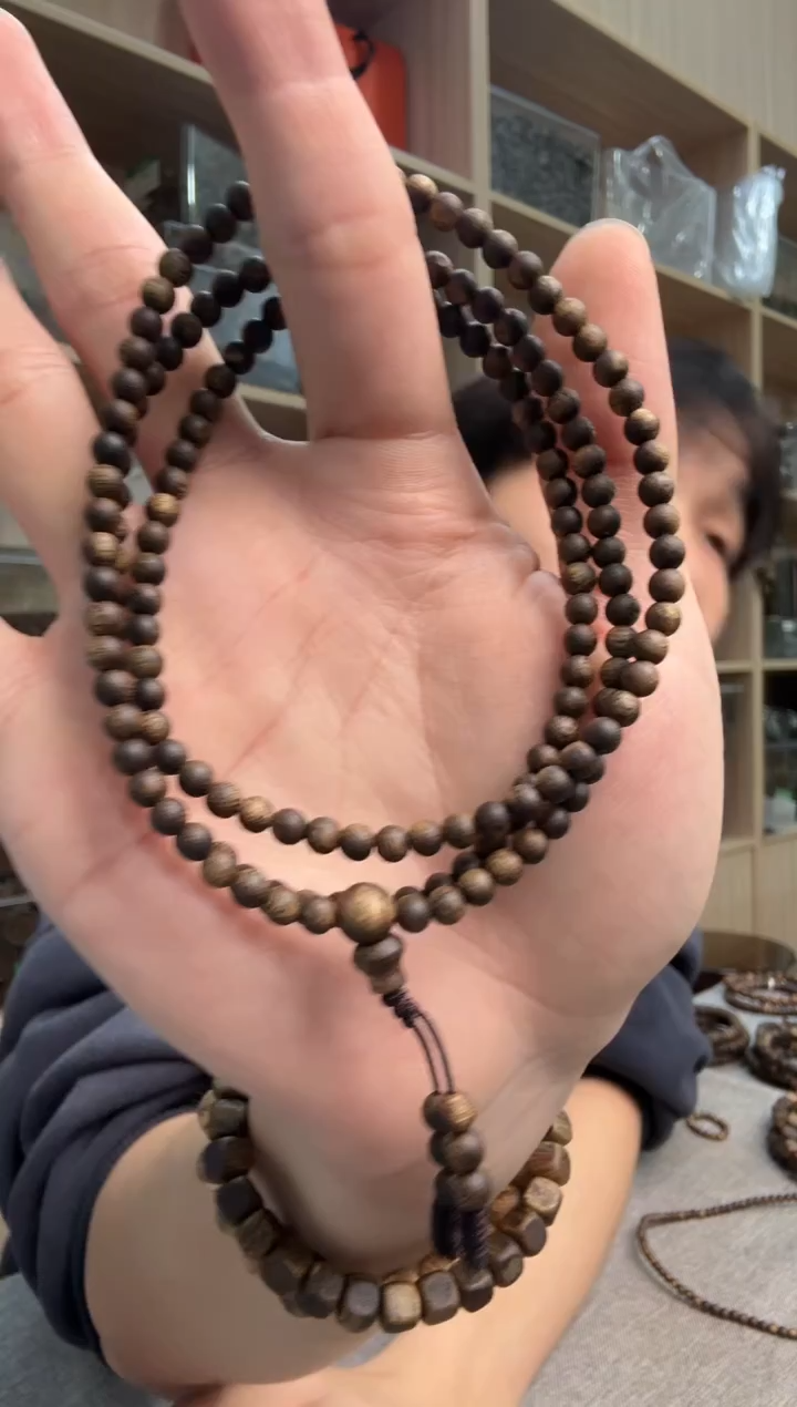 沉香沉香碎屑04圆珠多圈7克+ 多样性发其一