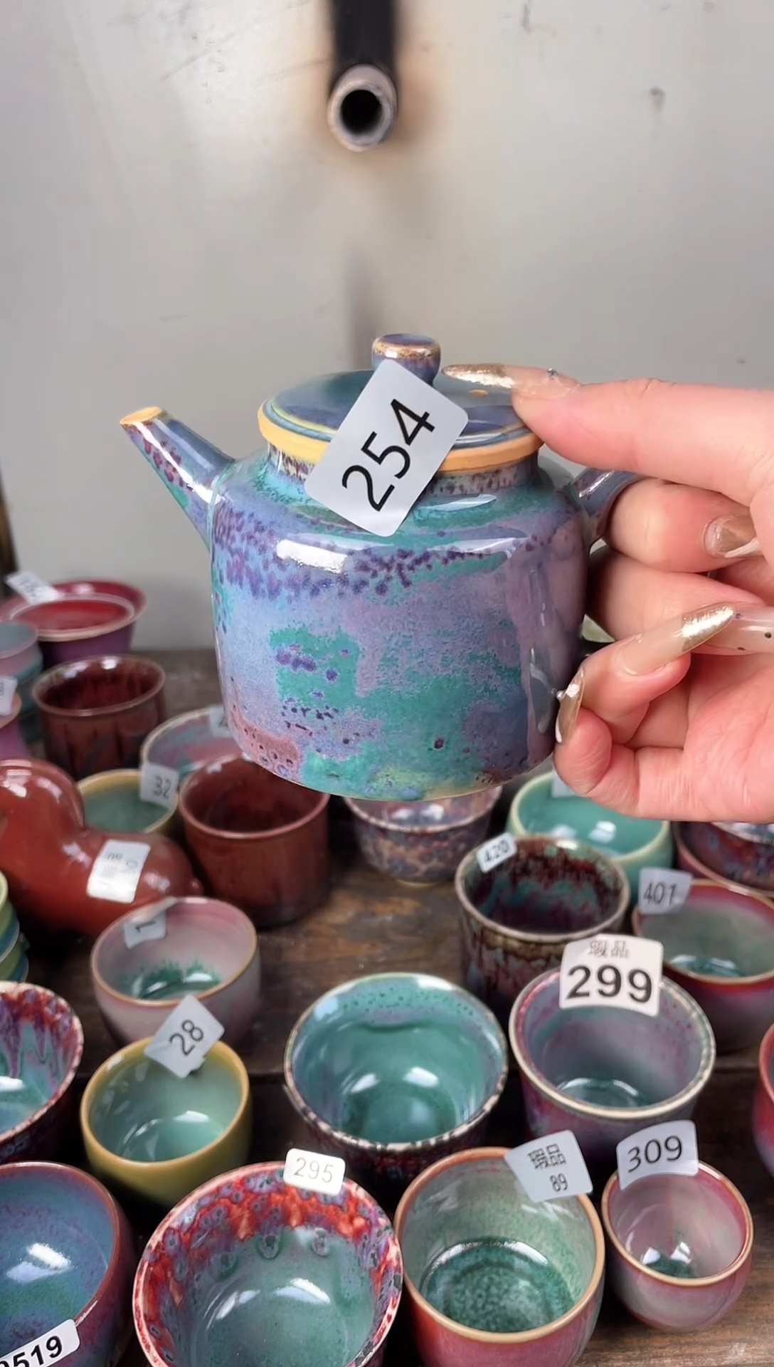 【闪购商品】摆件钧瓷手工茶器窑变