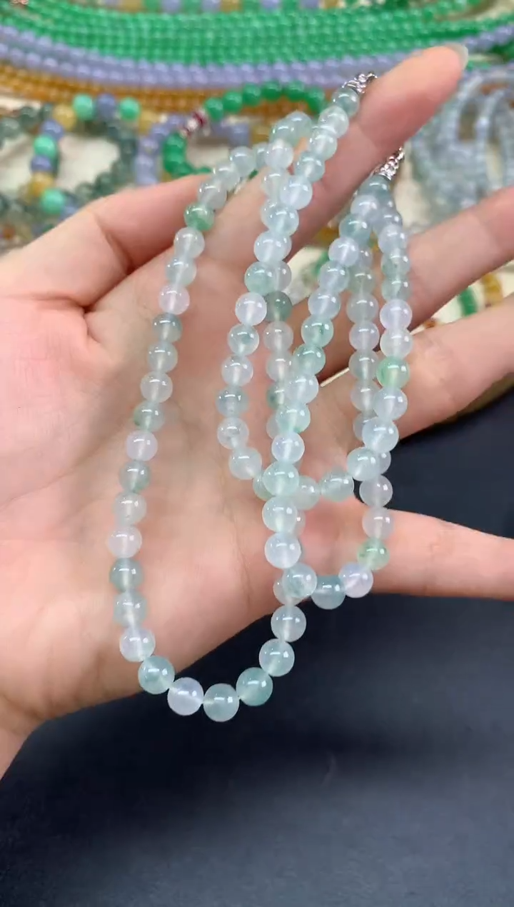 项链未镶嵌翡翠珠链|28000