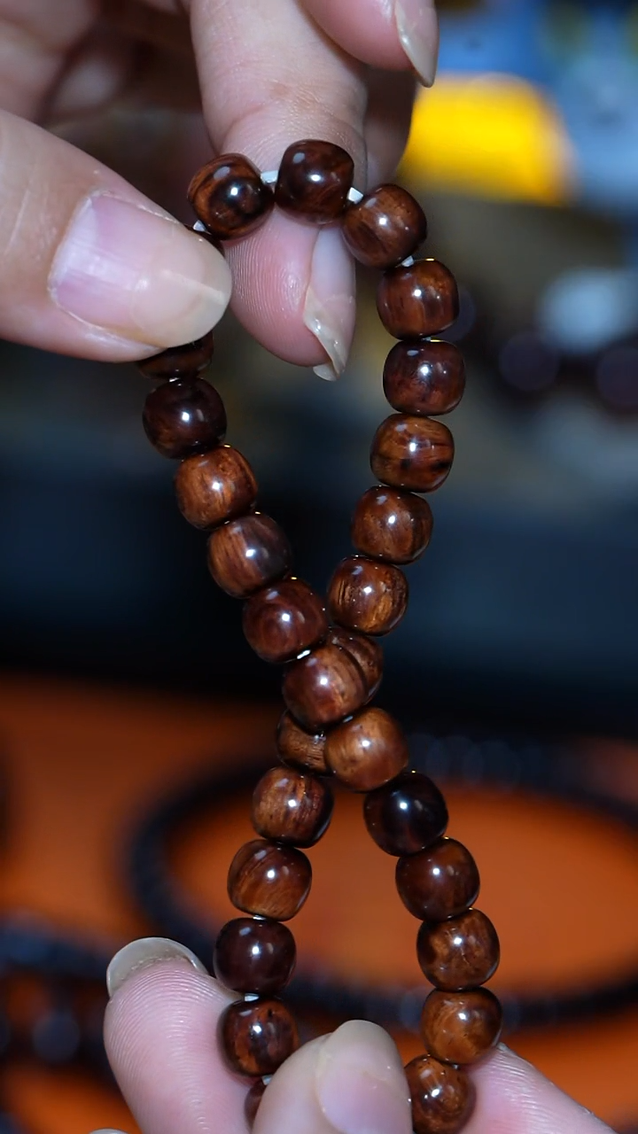 手串/手链黄花梨/降香黄檀【MOYU】海南黄花梨 7*7.7 文玩潮款手串