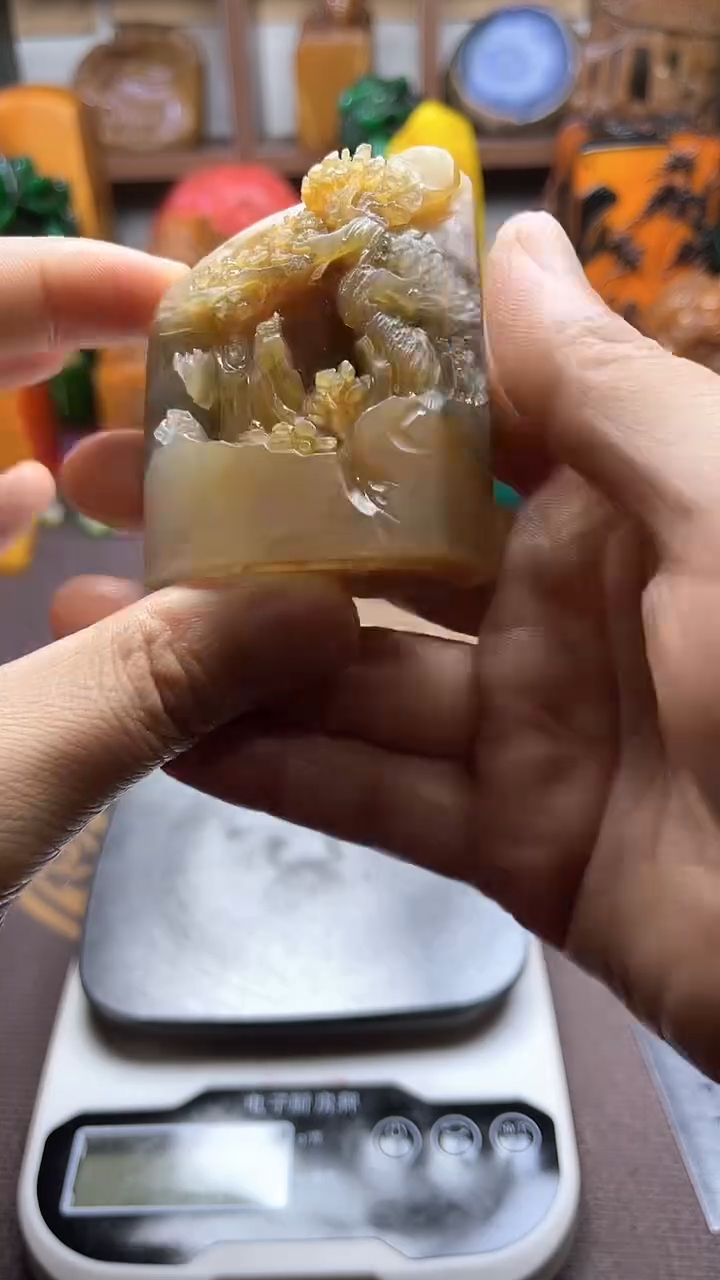 寿山石印石纯天然石料